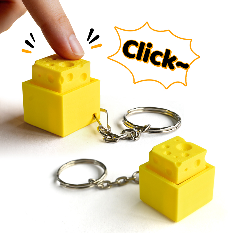 3D Printing Gundam - 3D Printed Cheesy Key Fidget Clicker