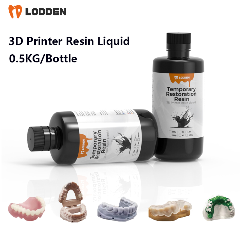 3D Printer Resin - Dental 3D Printer Resin Liquid 500ml/bottle