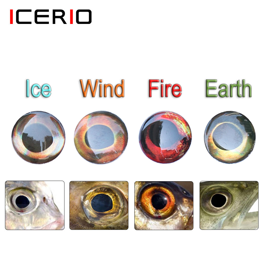 3D Printing Lure - ICERIO 100 Chiếc Toàn Phương 3D