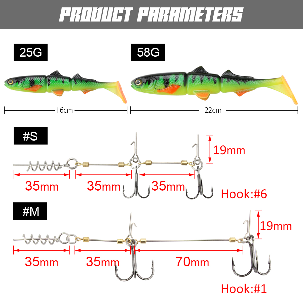 Spinpoler Pike Stinger Rig Hoo - đánh giá và giá 3D Printing Lure