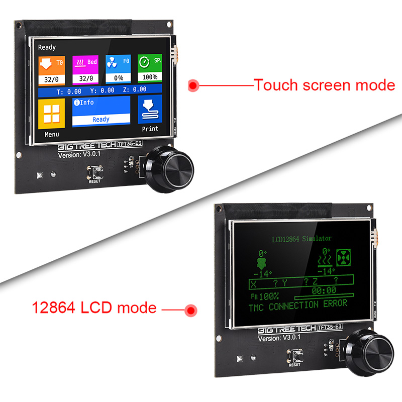 BIGTREETECH TFT35 E3 V3.0 3D P - đánh giá và giá Ender 3 Upgrade Kit