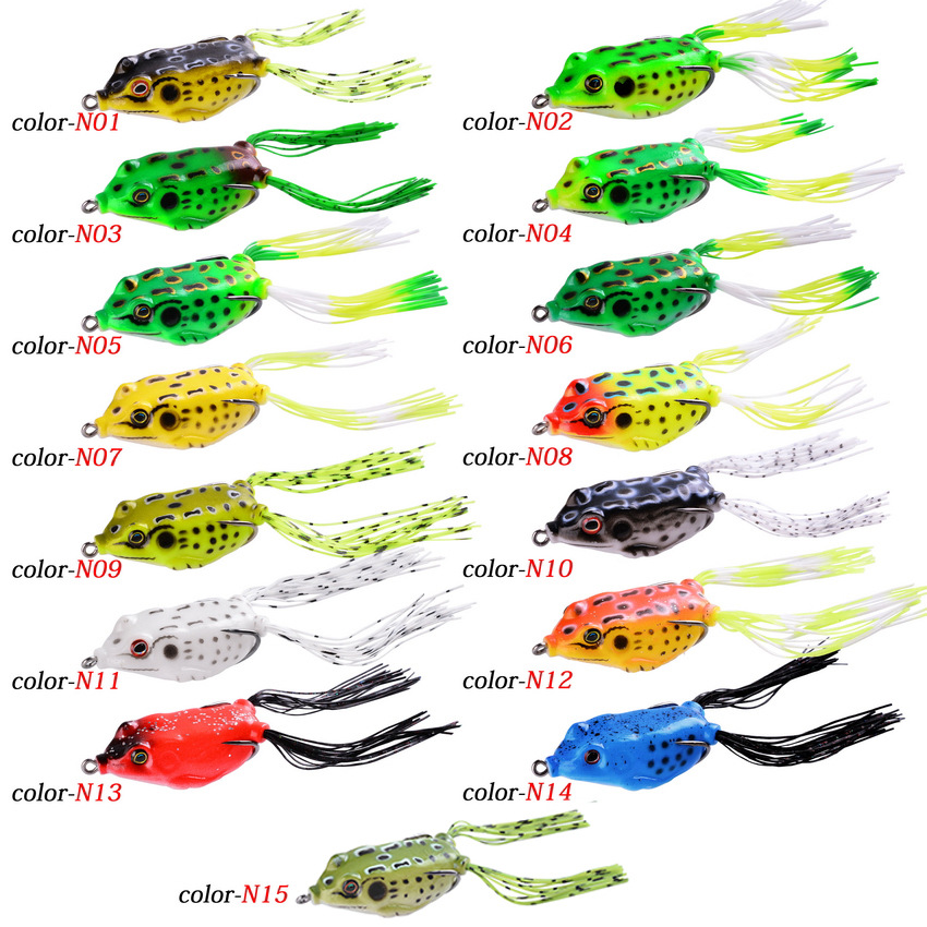 1 Pcs 5G 8G 15G Frog Lure Soft - đánh giá và giá 3D Printing Lure