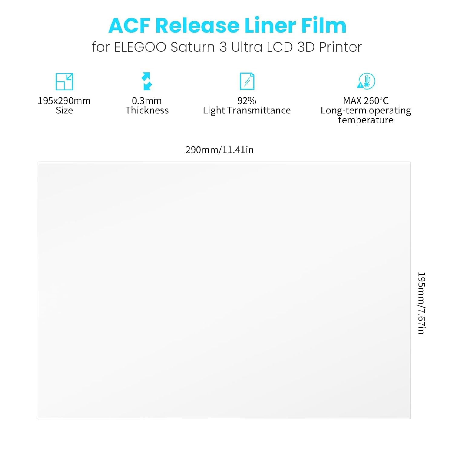 Film for ELEGOO PFA Release Li - đánh giá và giá 3D Printer Resin