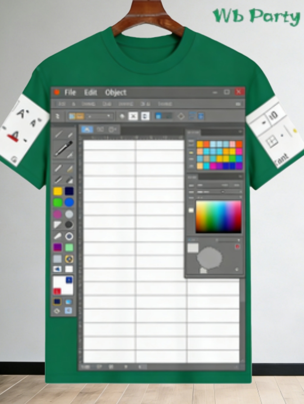 Casual Excel Tshirt for Men 3D - đánh giá và giá 3D Printing Online Service