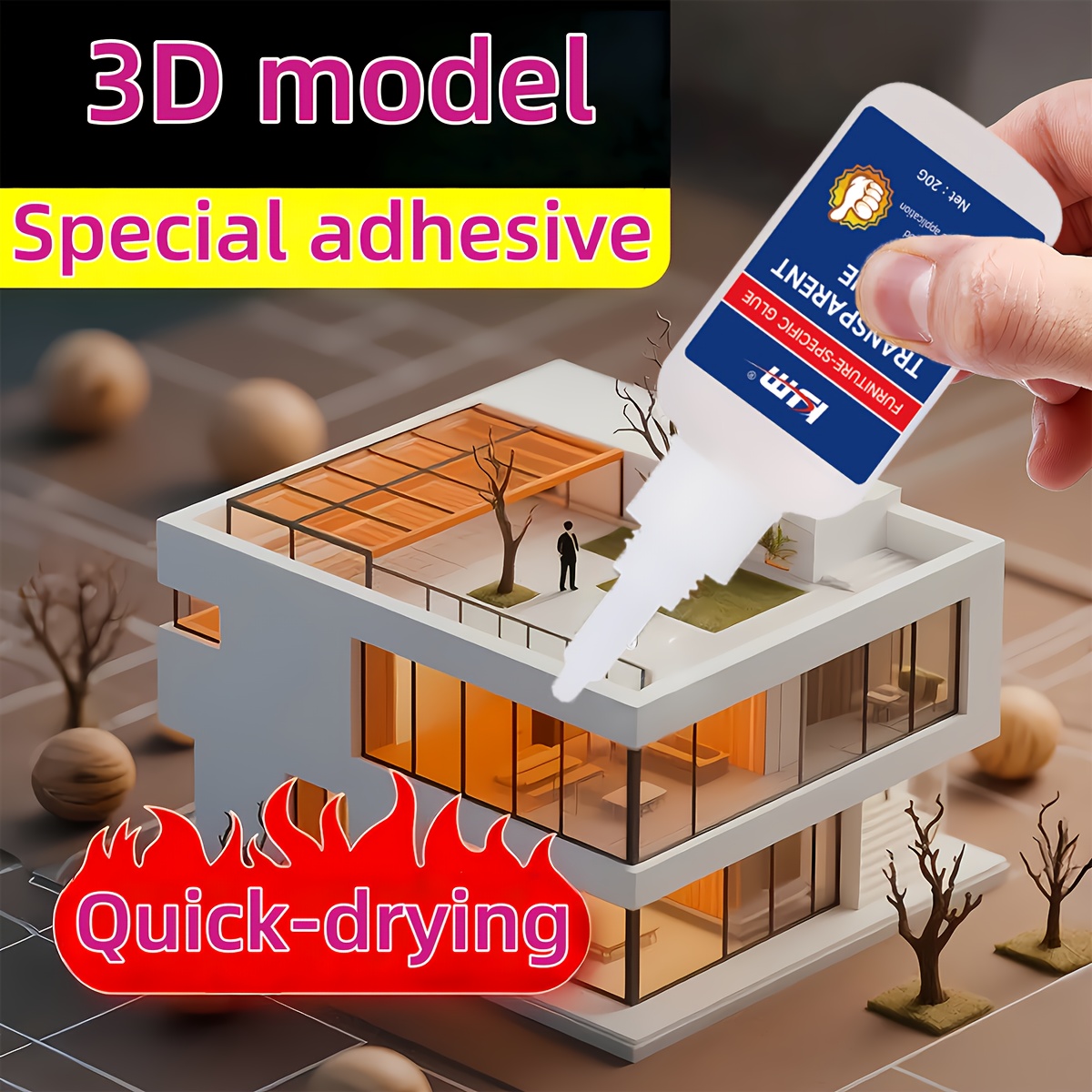 Quick Dry Transparent Special  - đánh giá và giá 3D Printing Glue Stick
