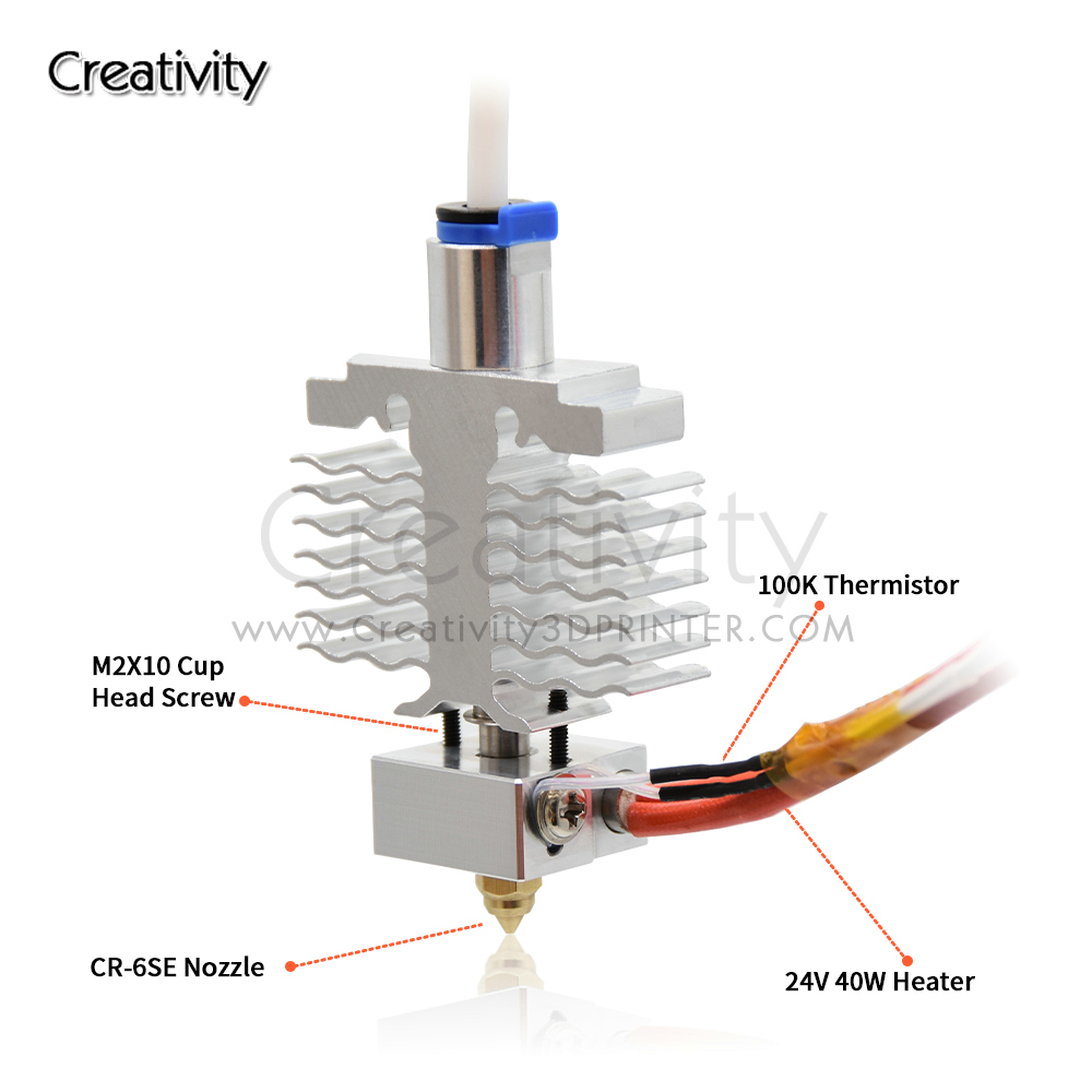 Upgraded All Metal Hotend Kit  - đánh giá và giá Ender 3 Upgrade Kit