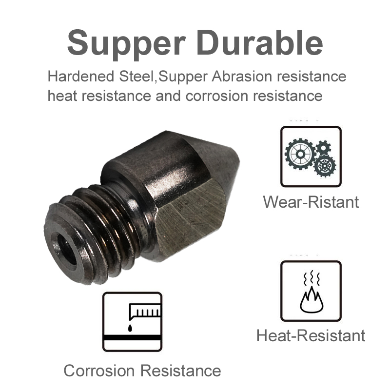 1.75Mm MK8 Thép Cứng Đầu Phun  - đánh giá và giá 3D Printing Ender