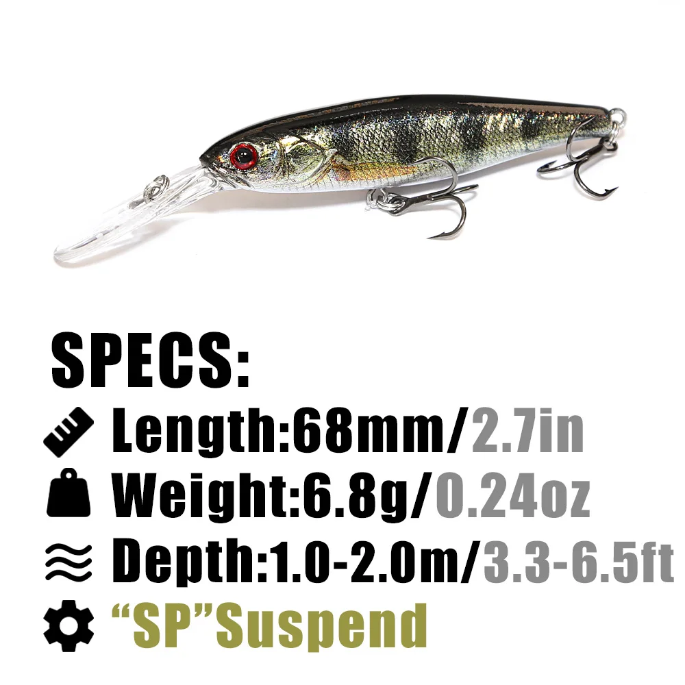 B&U  68mm 3D Printing Shad Sus - đánh giá và giá 3D Printing Lure