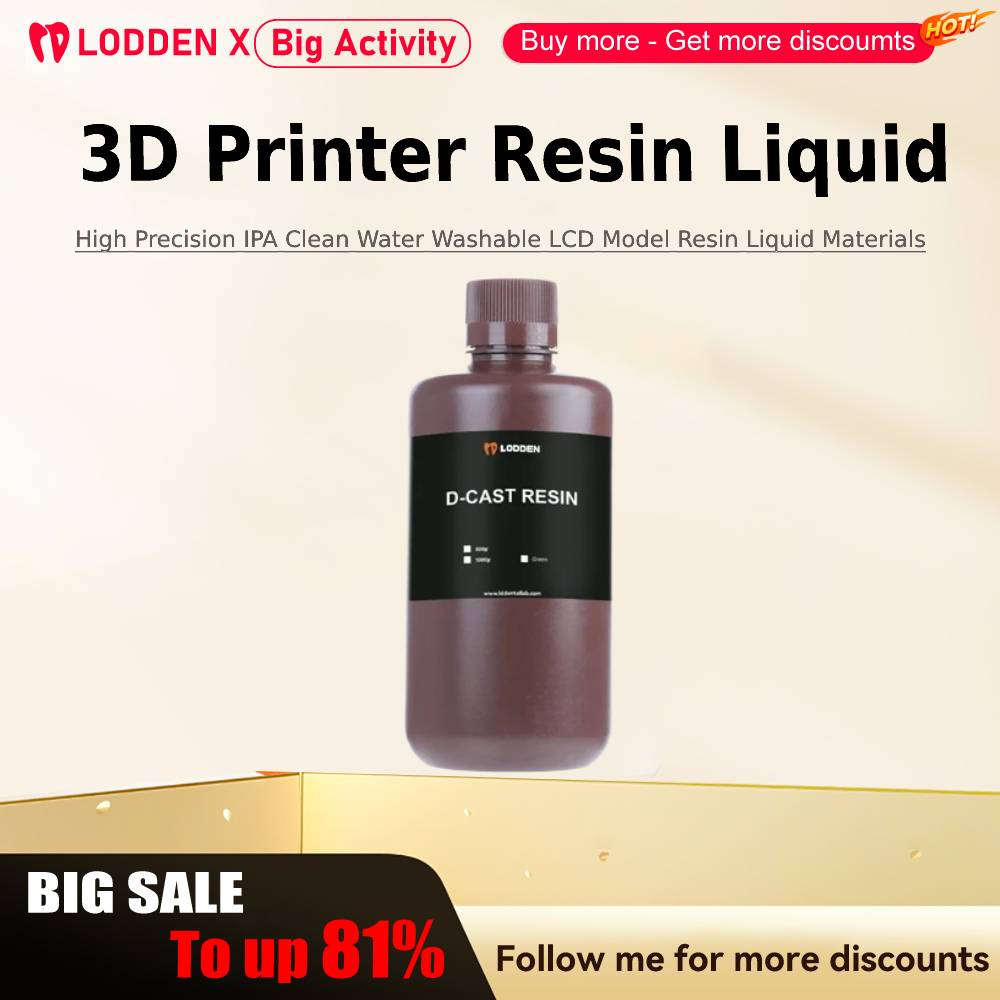Lodden 3D Printer Resin Liquid - đánh giá và giá 3D Printing Maker