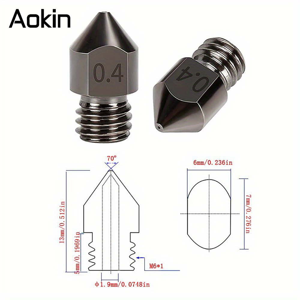 1/5/10PCS MK8 Nozzle Upgrade H - đánh giá và giá 3D Printing Ender