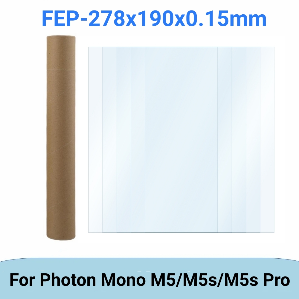 5 Pcs FEP Film 10.1 Inch 278*1 - đánh giá và giá 3D Printer Resin