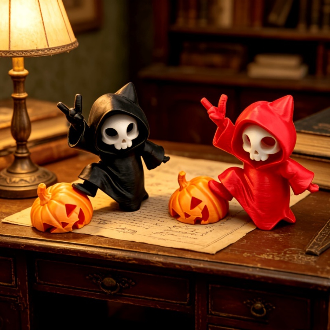 Cat Ear Grim Reaper Halloween  - đánh giá và giá 3D Printing House