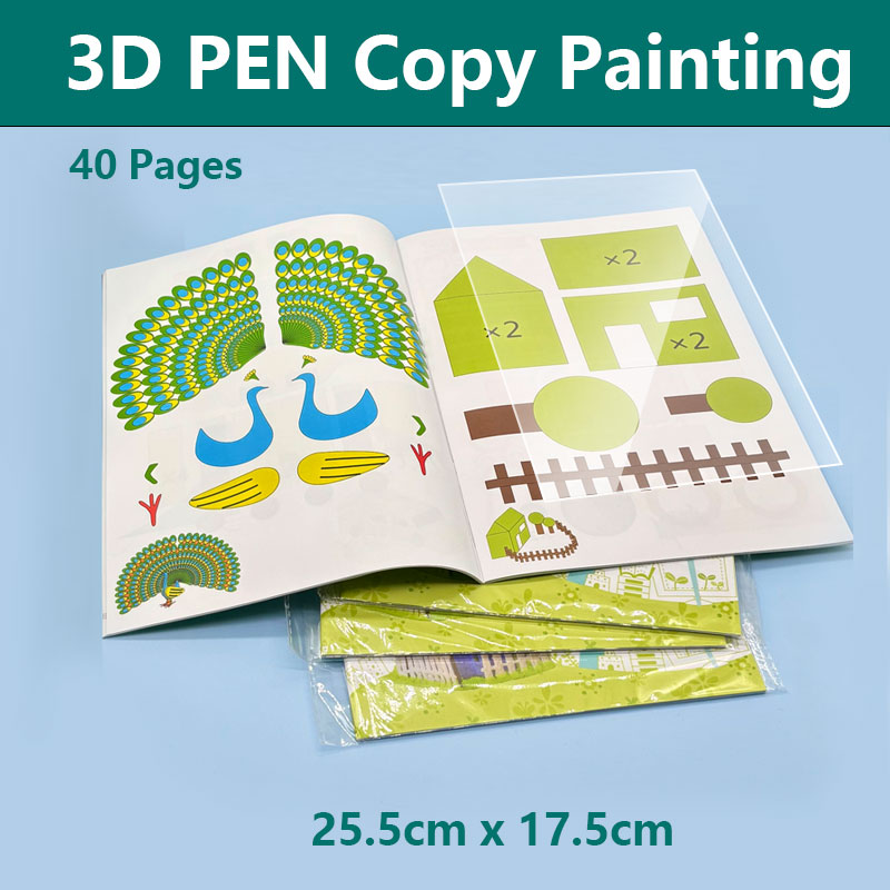 3D Pen Drawing Book with Graph - đánh giá và giá 3D Printing Templates Free