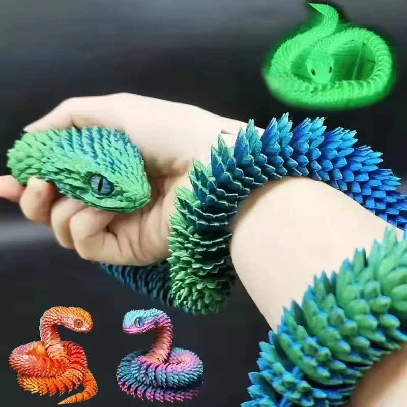 3D Printed Snake Movable Joint - đánh giá và giá 3D Printing Gundam