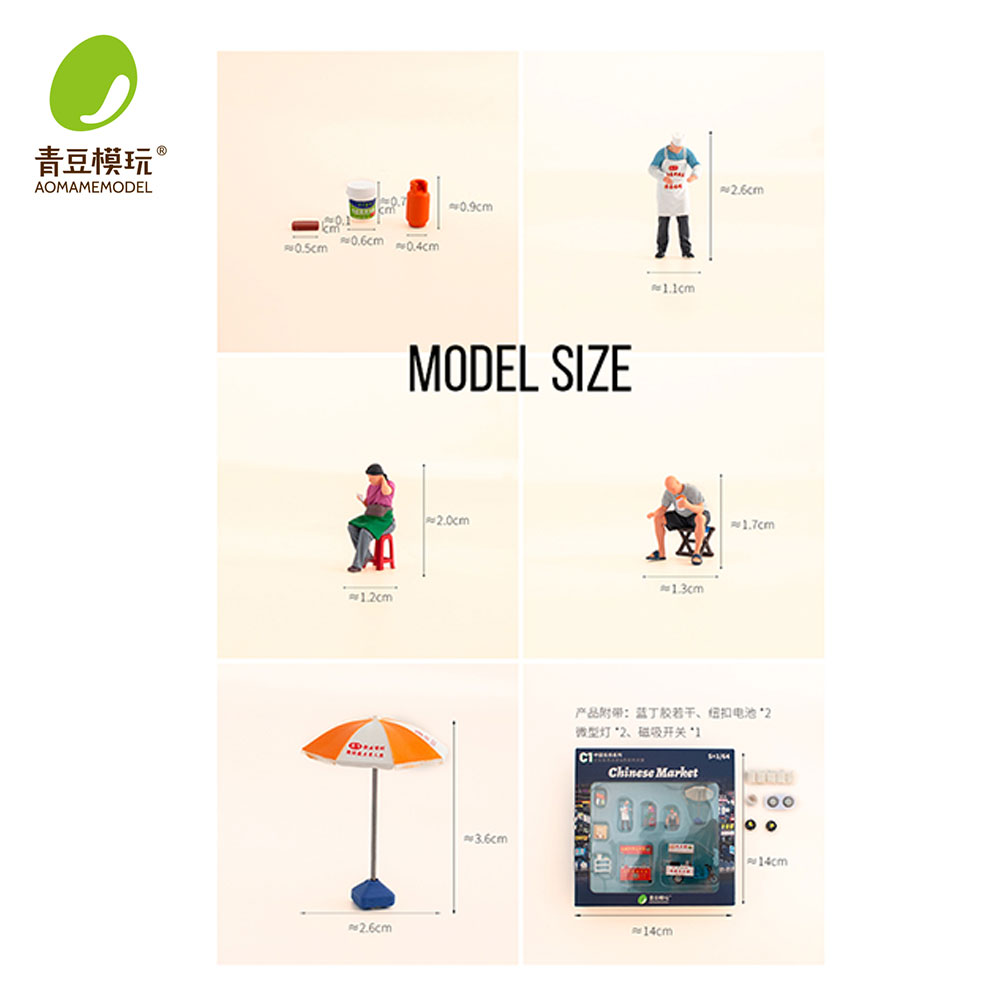 1/64 Night market s Model Kit- - đánh giá và giá 3D Printing Material