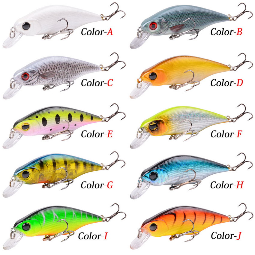 1 Cái Chất Lượng Cao Minnow Mồ - đánh giá và giá 3D Printing Lure