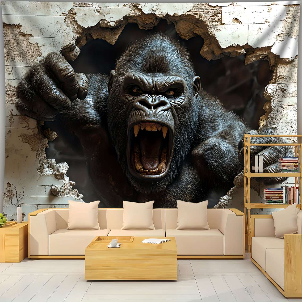 1pc 3D Dynamic Gorilla Wall Bu - đánh giá và giá 3D Printing House