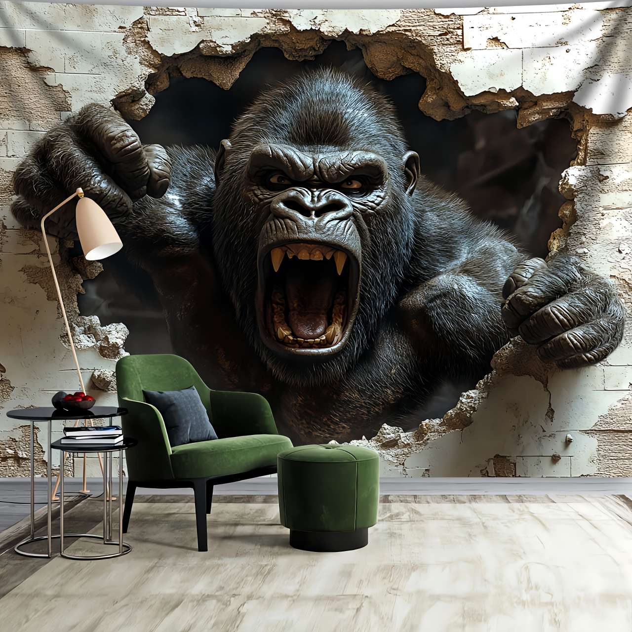 1pc 3D Dynamic Gorilla Wall Bu - đánh giá và giá 3D Printing House