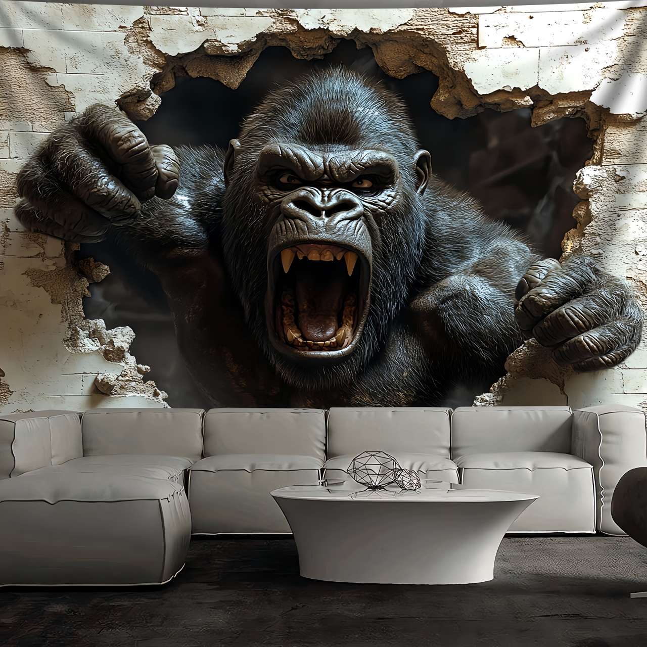 1pc 3D Dynamic Gorilla Wall Bu - đánh giá và giá 3D Printing House