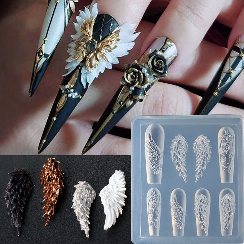 1pcs 3D Charming Feather Wings - đánh giá và giá 3D Printing Templates Free