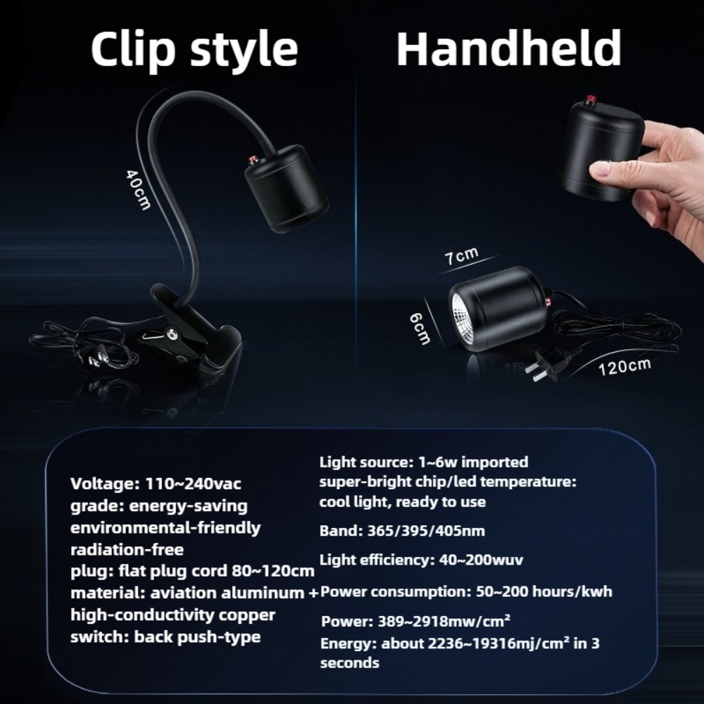 Handheld Clamp UV Curing Lamp  - đánh giá và giá 3D Printer Resin