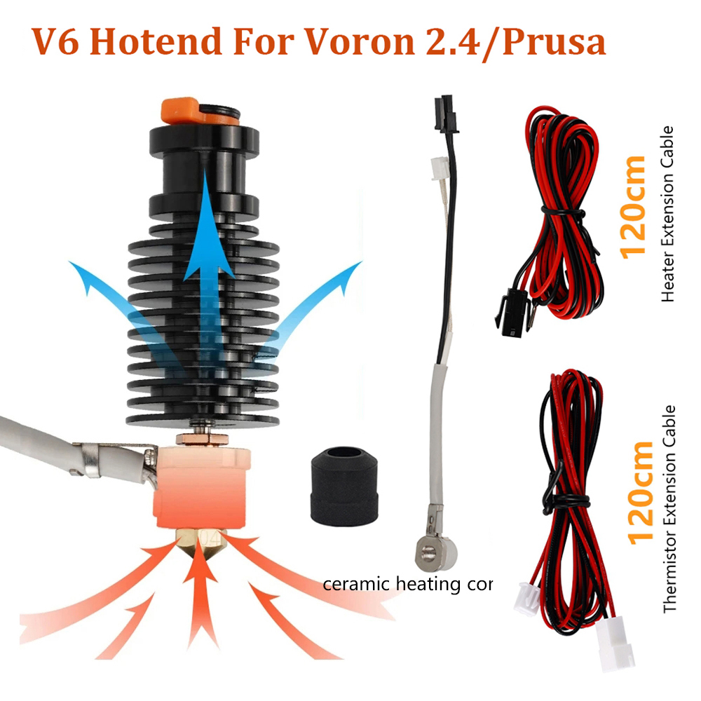 24V E3D V6 Hotend For DDE DDB  - đánh giá và giá 3D Printing Ender